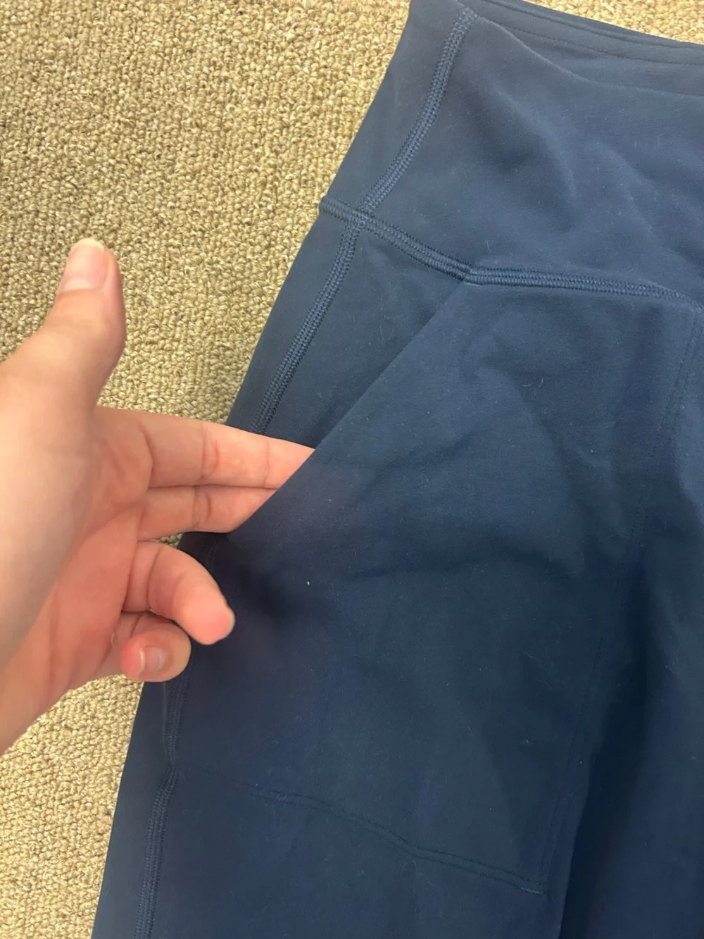 Lululemon Align High-Rise Jogger Crop 23” True Navy Nulu Yoga Pants Size 6